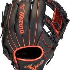 11.5 Inch Mizuno MVP Prime SE GMVP1154PSE8-Black/Red Adult Infield Baseball Glove