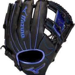 11.5 Inch Mizuno MVP Prime SE GMVP1154PSE8-Black/Royal Adult Infield Baseball Glove