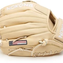 11.5 Inch Nokona AmericanKIP A-V1150 Blonde Infield Glove -Deals Ball Gloves Store 11 5 inch nokona americankip a v1150 blonde infield glove 17 1