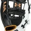 11.5 Inch Under Armour Genuine Pro 2.0 Black/White/Caramel Adult Infield Baseball Glove UAFGGP2-1150I 2 11.5 Inch Under Armour Genuine Pro 2.0 Black/White/Caramel Adult Infield Baseball Glove UAFGGP2-1150I -Deals Ball Gloves Store 11 5 inch under armour genuine pro 2 0 black white caramel adult infield baseball glove uafggp2 1150i 4 1