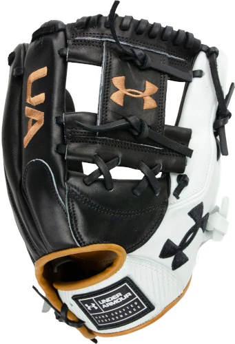 11.5 Inch Under Armour Genuine Pro 2.0 Black/White/Caramel Adult Infield Baseball Glove UAFGGP2-1150I 3 11.5 Inch Under Armour Genuine Pro 2.0 Black/White/Caramel Adult Infield Baseball Glove UAFGGP2-1150I