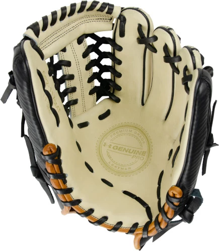 11.75 Inch Under Armour Genuine Pro 2.0 Cream/Black/Caramel Adult Infield Baseball Glove UAFGGP2-1175MT 4 11.75 Inch Under Armour Genuine Pro 2.0 Cream/Black/Caramel Adult Infield Baseball Glove UAFGGP2-1175MT - Image 2