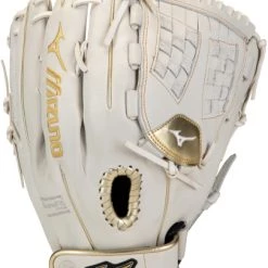 12.5 Inch Mizuno MVP Prime SE GMVP1250PSEF8-White/Gold Women's Fastpitch Softball Glove