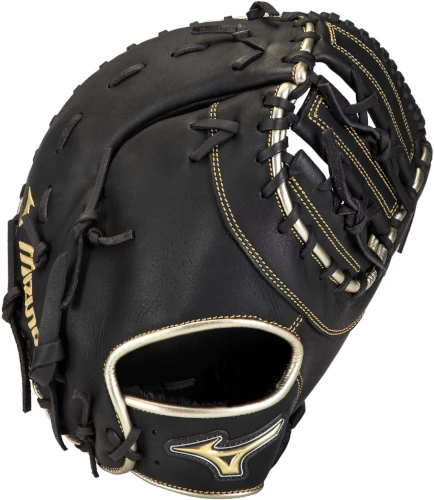 12.5 Inch Mizuno MVP Prime SE GXF50PSE8-Black/Gold Adult Baseball Firstbase Mitt 3 12.5 Inch Mizuno MVP Prime SE GXF50PSE8-Black/Gold Adult Baseball Firstbase Mitt