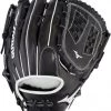 12.5 Inch Mizuno Pro Select GPSF1250BK Women's Fastpitch Softball Glove 312771