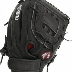 12.5 Inch Nokona Buckaroo Black BF1250CBLK Infield/Pitcher Fastpitch Softball Glove