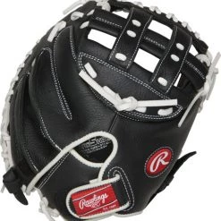 32.5 Inch Rawlings Shut Out RSOCM325BW Womens Fastpitch Softball Catcher Mitt