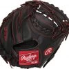 32 Inch Rawlings R9 Pro Taper R9YPTCM-32B Youth Catcher Baseball Mitt