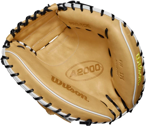 33.5 Inch Wilson A2000 SuperSkin WTA20RB19M1SS Adult Baseball Catcher Mitt 4 33.5 Inch Wilson A2000 SuperSkin WTA20RB19M1SS Adult Baseball Catcher Mitt - Image 2