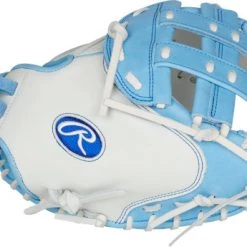 33 Inch Rawlings Liberty Advanced Color Series RLACM33FPCB Women's White/ColumbiaBlue Fastpitch Softball Catcher Mitt -Deals Ball Gloves Store 33 inch rawlings liberty advanced color series rlacm33fpcb women s white columbiablue fastpitch softball catcher mitt 17 1