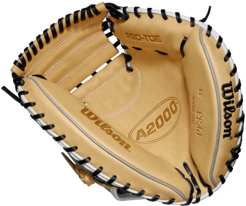 33 Inch Wilson A2000 Pedroia Fit WTA20RB19PFCM33 Adult Baseball Catcher Mitt 4 33 Inch Wilson A2000 Pedroia Fit WTA20RB19PFCM33 Adult Baseball Catcher Mitt - Image 2