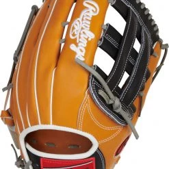 12.75 Inch Rawlings Heart Of The Hide Adult Outfield Baseball Glove PRO3039-6TB - Gold Glove Club: August