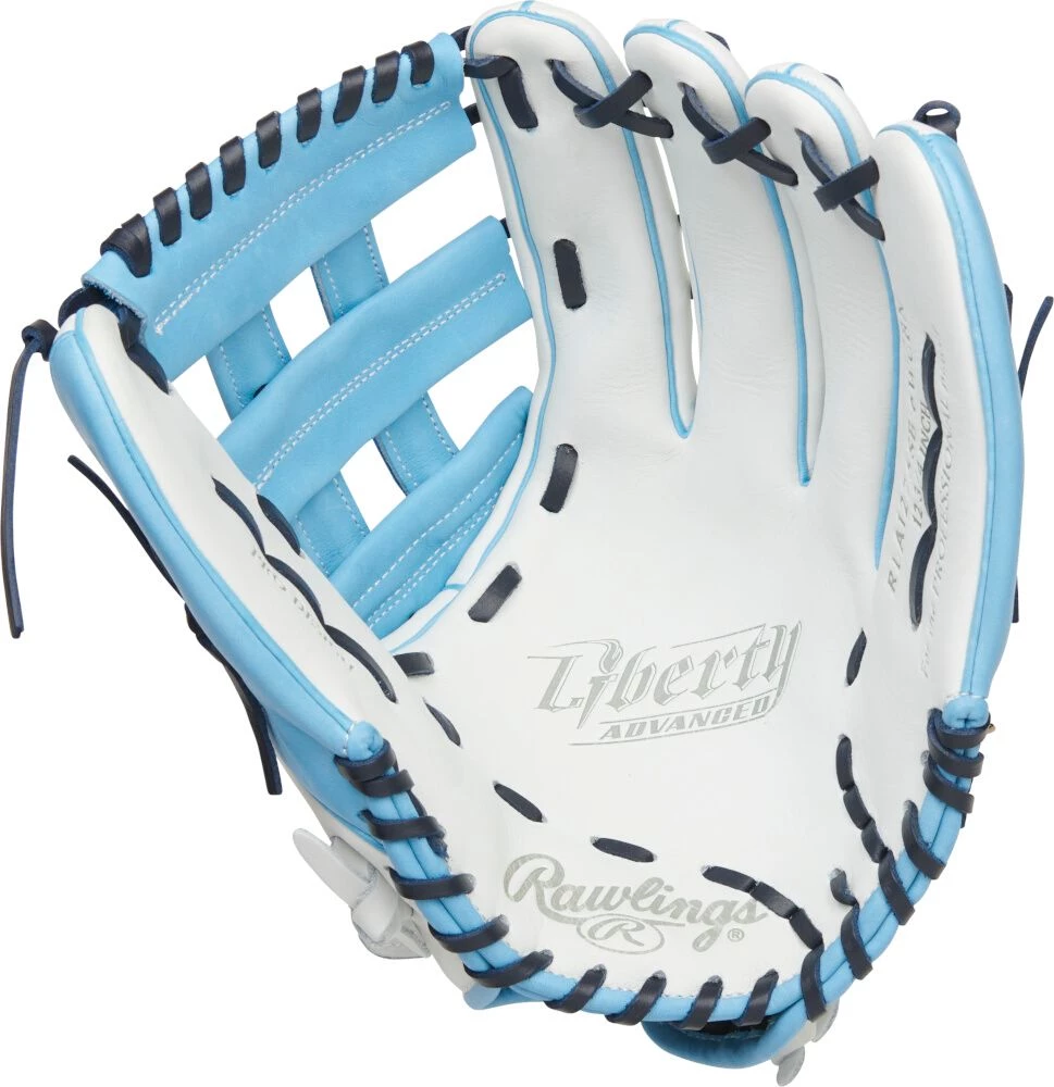 12.75 Inch Rawlings Liberty Advanced Color Series 4.0 Women's Fastpitch Softball Outfield Glove RLA1275SB-6WCBN 4 12.75 Inch Rawlings Liberty Advanced Color Series 4.0 Women's Fastpitch Softball Outfield Glove RLA1275SB-6WCBN - Image 2