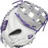 34 Inch Rawlings Liberty Advanced Color Series 4.0 Women's Fastpitch Softball Catcher's Mitt RLACM34FPWPG