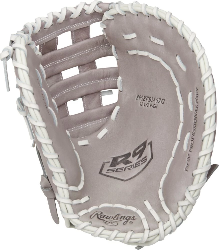 12.5 Inch Rawlings R9 Women's Fastpitch Softball Firstbase Mitt R9SBFBM-17G 4 12.5 Inch Rawlings R9 Women's Fastpitch Softball Firstbase Mitt R9SBFBM-17G - Image 2