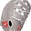 12.5 Inch Rawlings R9 Women's Fastpitch Softball Firstbase Mitt R9SBFBM-17G