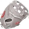 33 Inch Rawlings R9 Women's Fastpitch Softball Catcher's Mitt R9SBCM33-24G