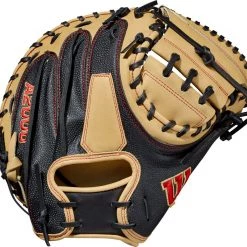33.5 Inch Wilson A2000 SuperSkin M2 Adult Baseball Catcher Mitt WBW100117335