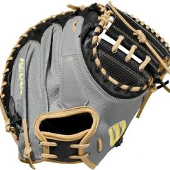 33.5 Inch Wilson A2000 SuperSkin Spin Control SCM1D Adult Baseball Catcher Mitt WBW100116335
