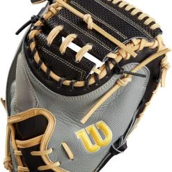 33.5 Inch Wilson A2000 SuperSkin Spin Control SCM1D Adult Baseball Catcher Mitt WBW100116335 -Deals Ball Gloves Store wilson a2000 superskin spin control sc1md 335 inch adult baseball catcher mitt wbw100116335 13 1